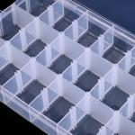 6-Compartment Plastic Storage Box for Hardware Tools / Gadgets, medicine storage