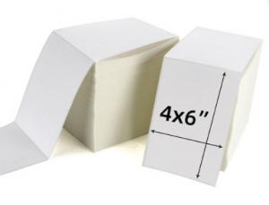  Oil Proof Sticky Label Roll A6 4x6 Shipping Label Paper Manufactures