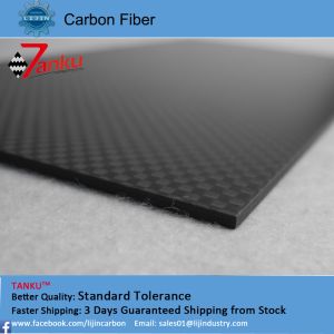 Flexible tripod carbon fiber plates plain weave style with precise