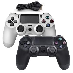 China Hot wired controller for Playstation 4 usb wired gamepad for PlayStation 4 Black and White on sale