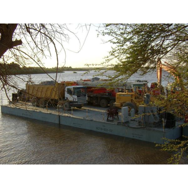 Working Offshore Ferry Barge floating pontoon platforms Reusable