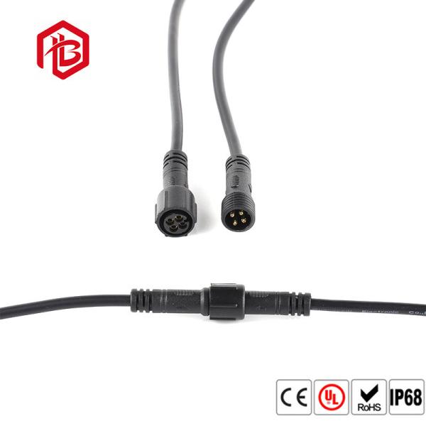 Customized M10 4 Pin Circular PVC Waterproof Connector for Street Lamp and