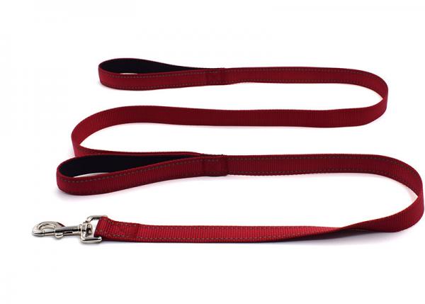 Quality Double Handle Anti Shock Stretchy Strong Bungee Nylon Dog Leash Easy Walk Dog Leash for sale