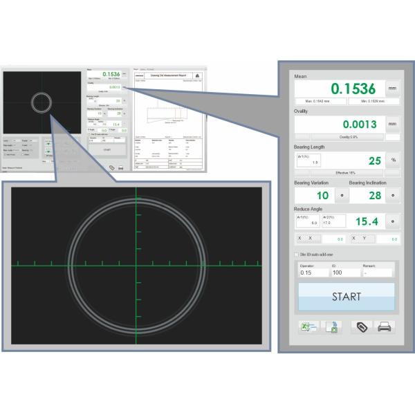 3D Drawing Die Measurement Equipment Multi Axis DM600S