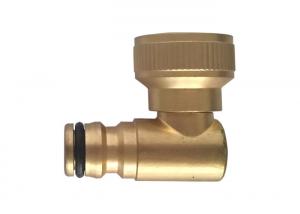  Easy Connect Brass Hose Elbow 3/4&quot; Female Thread High Performance 90 Degree Turning Manufactures