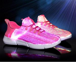 China Endurable Light Up Running Shoes , Waterproof Led Walk Shoes High Folding Endurance on sale