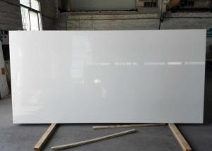  K1000 White Quartz Kitchen Worktops / Marble Quartz Countertops Acid Resistant Manufactures