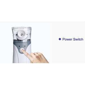 SGS Portable Mesh Nebulizer , Plastic Mesh Ultrasonic Nebulizer