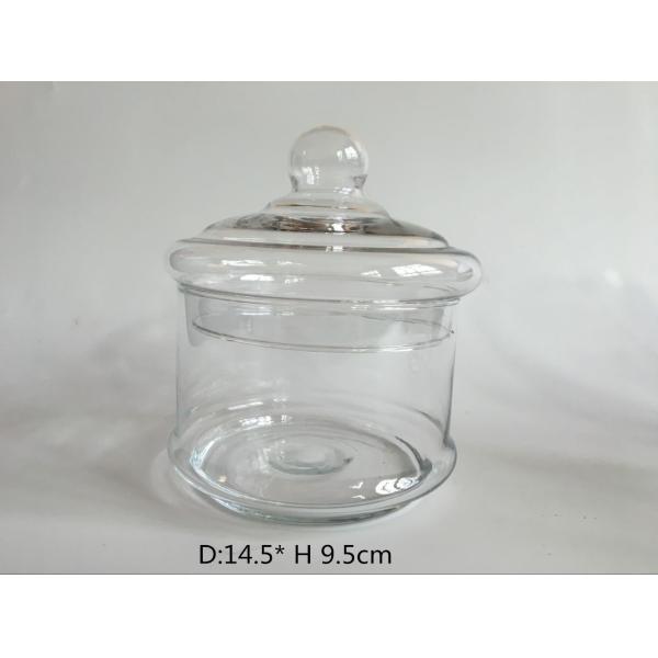 Stackable 3 Layers Tower Shaped Glass Storage Jars