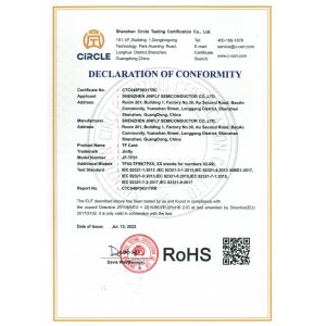Shenzhen Jinfly Semiconductor Corporation Certifications