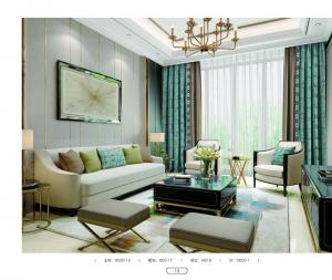  Thick Blackout Curtains Modern High Shading fabric drapery for Bedroom Living Room Window Blinds Drapes Manufactures