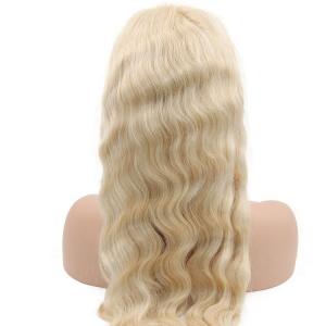  Brazilian Glueless Full Lace Wigs , Blonde Human Hair Wigs 130% Density Manufactures