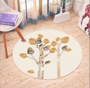  Polyester Circular Bedroom Floor Carpets North European Style Living Room Carpet Manufactures
