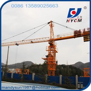 China 60m Jib Tower Crane Manufacture HYCM-CRANE QTZ6010 Type 8ton Tower Crane on sale