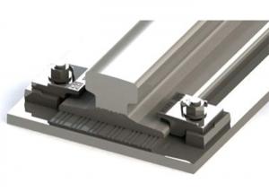  Flexible Forged Steel Welded Crane Rail Clips Self Locking For Railway Track Manufactures