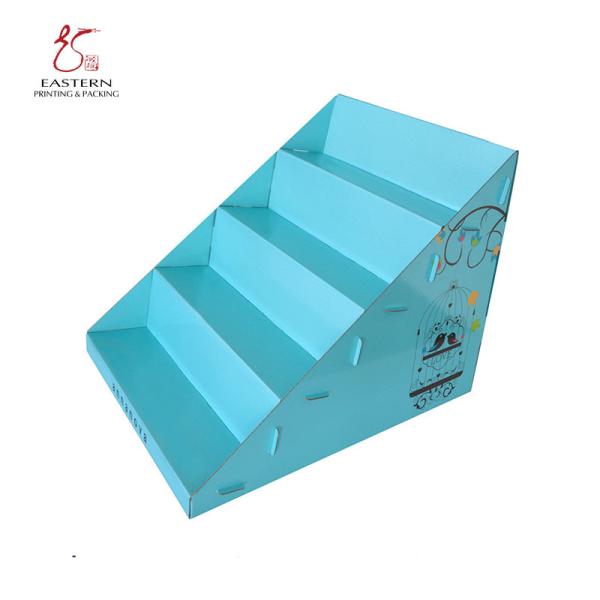 SGS Custom Cardboard Floor Displays With Glossy Lamination