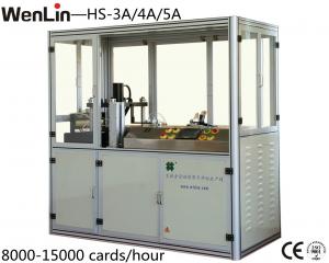 4.5KW id card punching machine 12000 - 18000 cards / hour 3 X 7 Layout