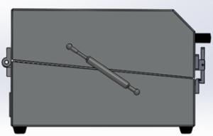  Automatic Clamshell Hatchback Pneumatic Shielded Enclosures Durable Manual Operation Manufactures
