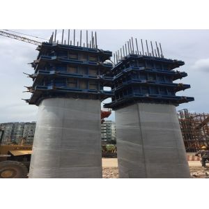 Bridge Viaduct Steel Column Formwork Multi Structure Assembled Reliable