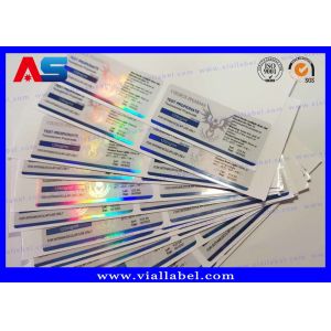 Buy cheap Customizable Sticker Colour 10ml / 2ml Vial Labels Bodybuilding For Laboratory from wholesalers