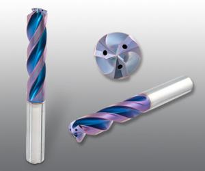 China High Durability 3-Flute Carbide Drill With Oil Hole High Efficiency CNC Machining on sale