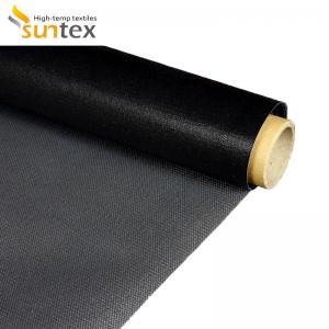 China Twill Weave PTFE Coated Fiberglass Fabric High Temperature Resistant on sale