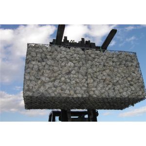 Buy cheap Hex Galvanised Gabion Baskets 80x100 Wire Mesh Rock Baskets from wholesalers