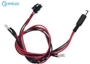 China 794617-4 Micro MATE-N-LOK 3mm Connector To 2.5*5.5mm DC Jack With Solder Joints Wire Cable on sale