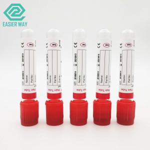  Red Cap Safety Clot Activator Blood Collection Tube 1-10ml Manufactures
