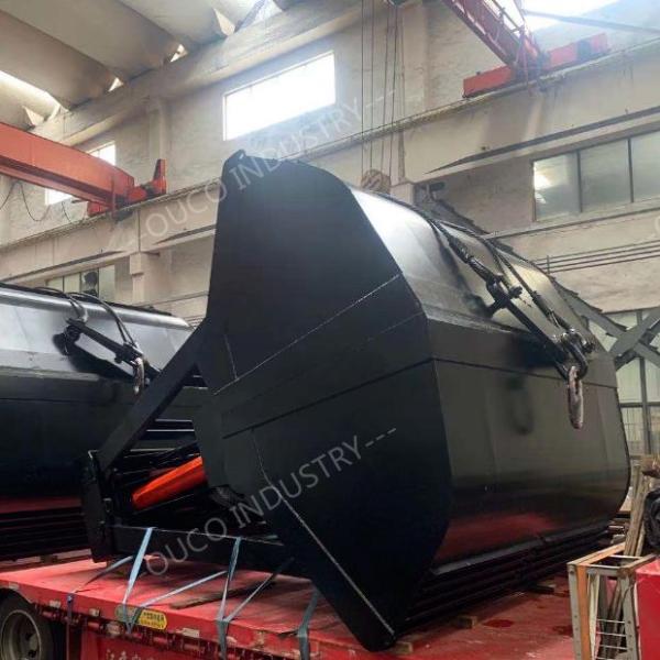 12 Cubic Meter Wireless Remote Control Grab Vessel For Ship Deck Crane