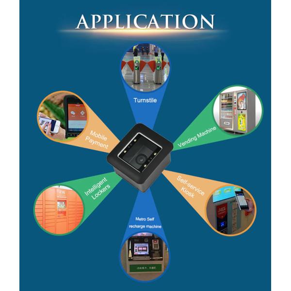 Fixed Mount Barcode Scanner USB or RS232 Interface for Unmanned Supermarket Access Control