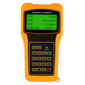 China RS232 Digital Handheld Ultrasonic Flow Meter With 4 Line Large Screen LCD on sale