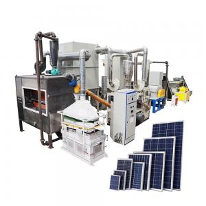 China State-of-the-Art Solar Power Panel Recycling Plant for 220 v/380 v Voltage Recycling on sale