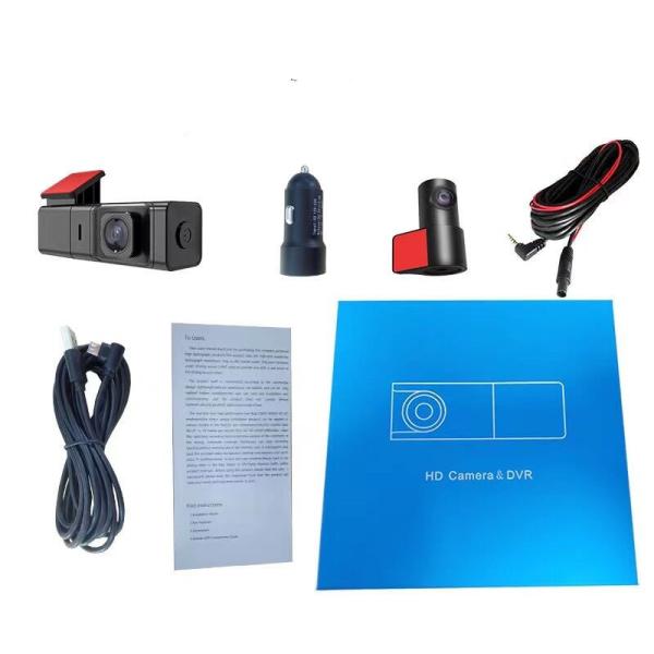 4K 2K Front And Rear Dual Blackbox DVR Dash Cam Camera Car Camcorder 170 Degree