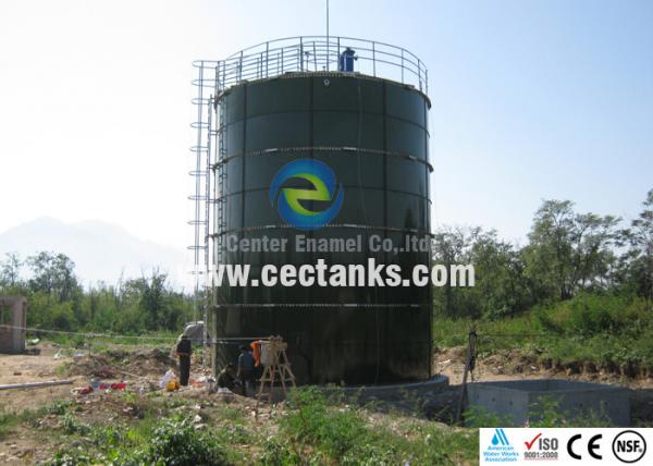 Enamel Coating Sewage Water Treatment Tank With Short Construction Time And Low Maintenance Cost