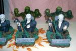 Lifelike Casting Epoxy Resin Crafts Action Figurine Zombie Warrior Sculptures