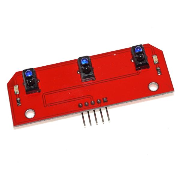 3 Channels Red Infrared Tracking Arduino Sensor Module CTRT5000 With LED
