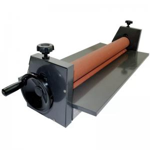 China 1300mm Manual Cold Film Lamination Machine with Rubber Rollers Cold Roll Laminator on sale