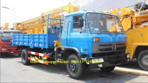  6X4 12 Tons Telescopic Boom Truck Mounted Crane Manufactures
