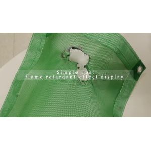  PVC Mesh Sheet Construction Protection Fire Retardant Fireproof Mesh Sheets Manufactures