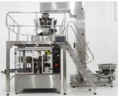  220V 50Bpm Snack Food Packaging Machine , Premade Pouch Packing Machine Manufactures