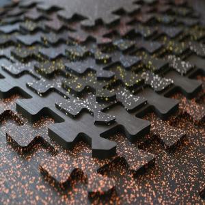  Recycled SBR EPDM Granules Rubber Flooring Mat Interlocking Anti Fatigue Mats Manufactures