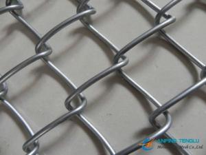  Eco Friendly Garden Iron Galvanized Chain Link Fence 5.0m-50.0m Length Manufactures