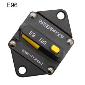  E9 Panel Mount Hi-Amp Circuit Breaker Manual Reset Waterproof Ignition Protected Switch Manufactures