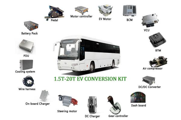 Quality Power Train System IE 4 EV Electric Bus Conversion Kit 460V 480V AES08T for sale