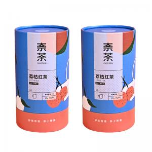  Biodegradable Custom Carton Cylinder Paper Tube Box Gift Color Box Manufactures