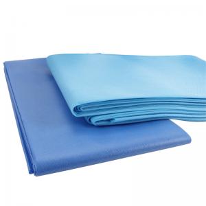  Eco Friendly Pure Color Spunbond Mateiral Non Woven Fabric For Hospital Bed Sheets Manufactures