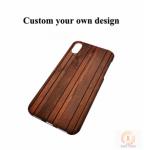 Customized Wood Printed mobile phone shell For iPhone X , 3D sublimation blank