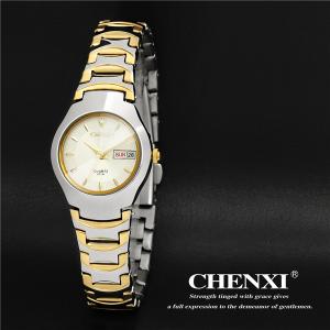 China Ebay Watch Supplier China Cheap Watch Wholesale CHENXI Gold Stainless Steel Quartz Watches on sale