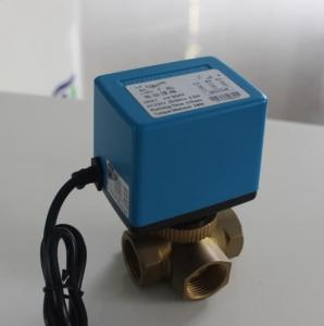 6 W Mixing Water Electric Ball Valve No Leakage For Heating / Cooling Systems
